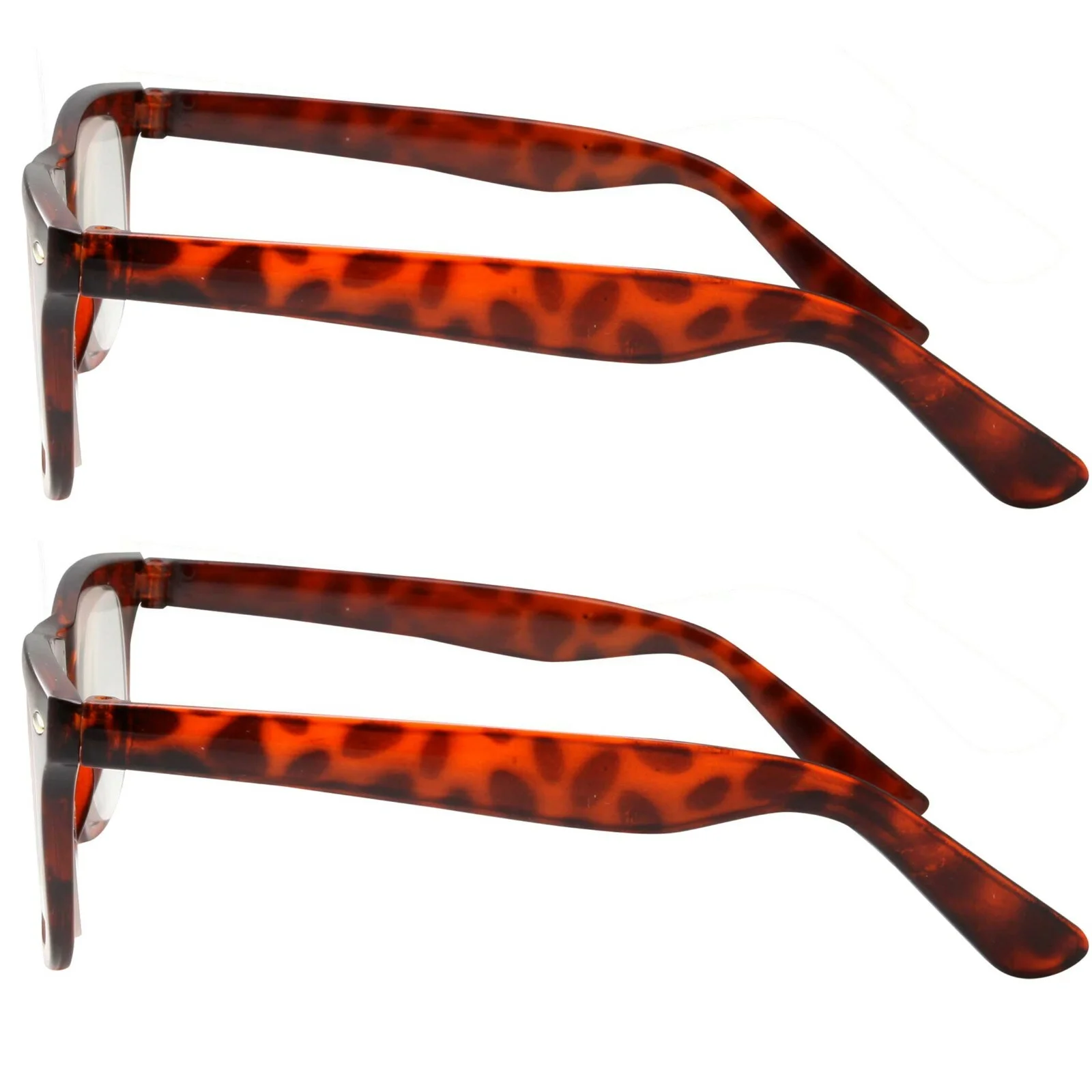 2 Pack | +6.00 | High Magnification Tortoise Reading Glasses Strong Power Reader 4