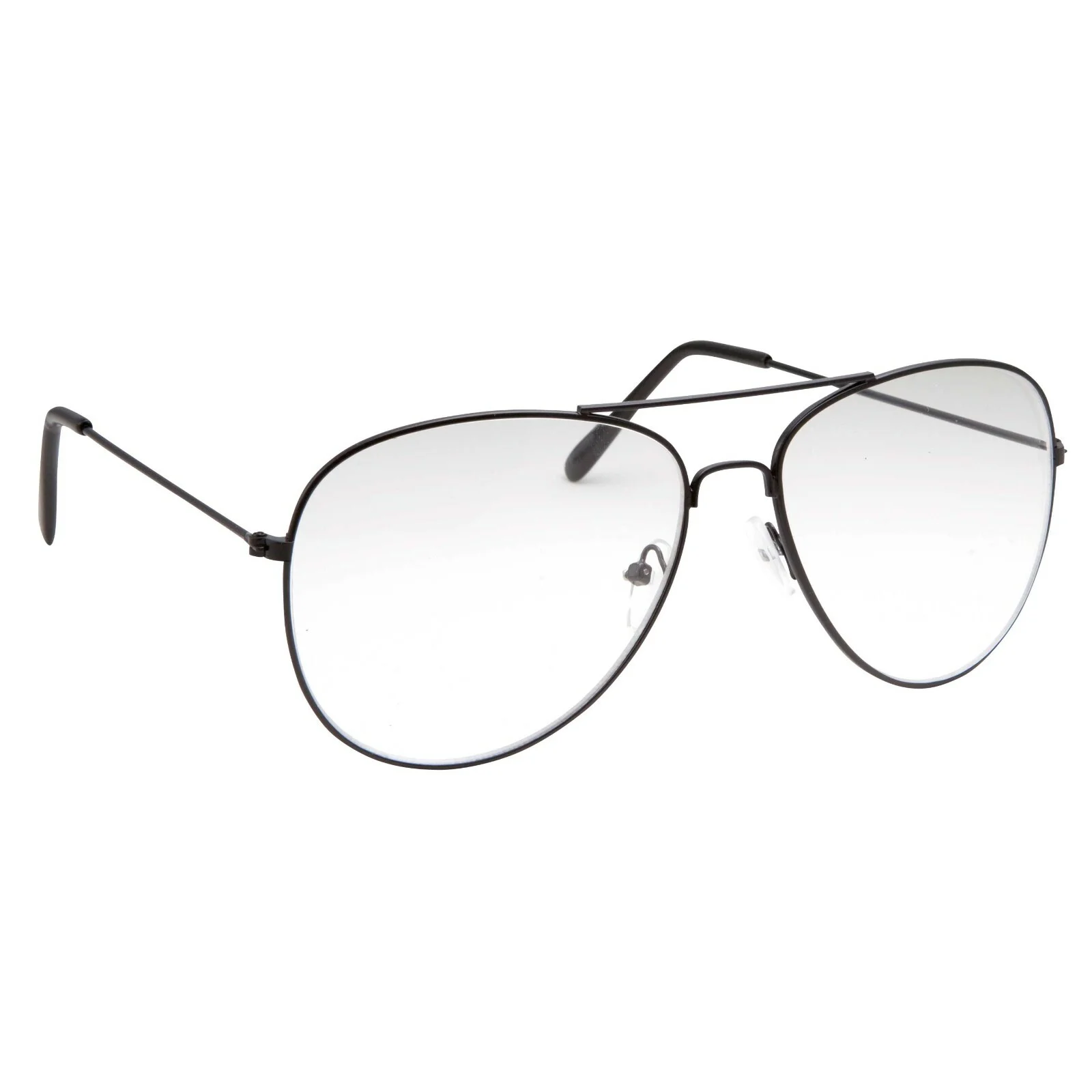 grinderPUNCH Aviator Clear Lens Glasses Fashion Eyewear Non-Prescription UV400