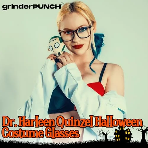 grinderPUNCH Large Nerdy Thin Plastic Frame Clear Lens Eye Glasses Frame 2 Pack 3