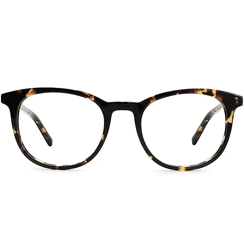 grinderPUNCH Reading Glasses Men Women Fashion Computer Readers Stylish Blue Light Blocking Glasses Gaming Eyeglasses (Whiskey Tortoise, 0.00, x) 2