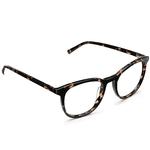 grinderPUNCH Reading Glasses Men Women Fashion Computer Readers Stylish Blue Light Blocking Glasses Gaming Eyeglasses (Whiskey Tortoise, 0.00, x) 4