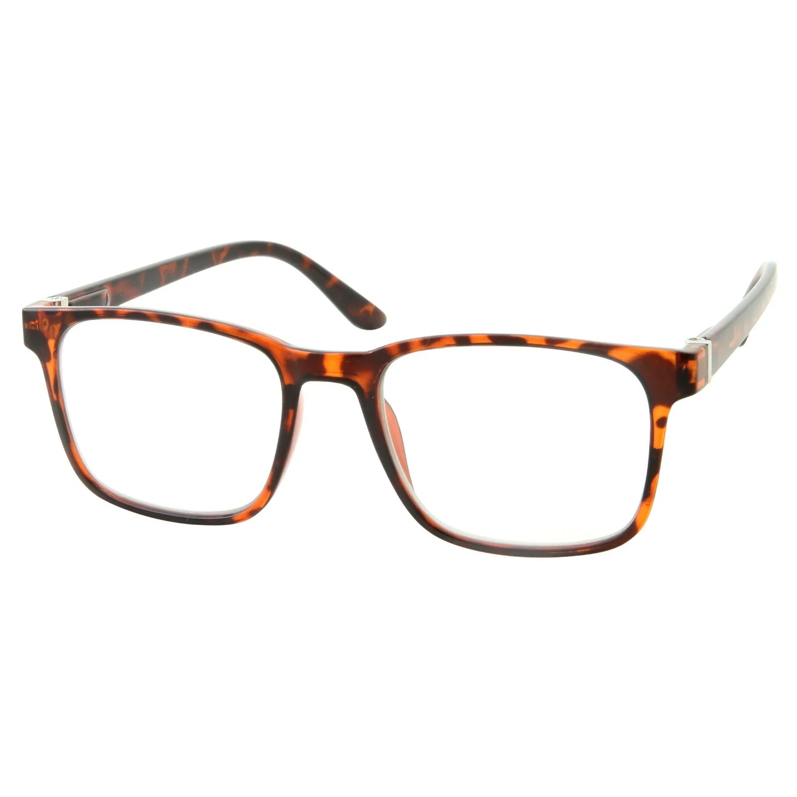 grinderPUNCH Super Sized Fashion Glasses Round Circle Frame with Clear Lens 4