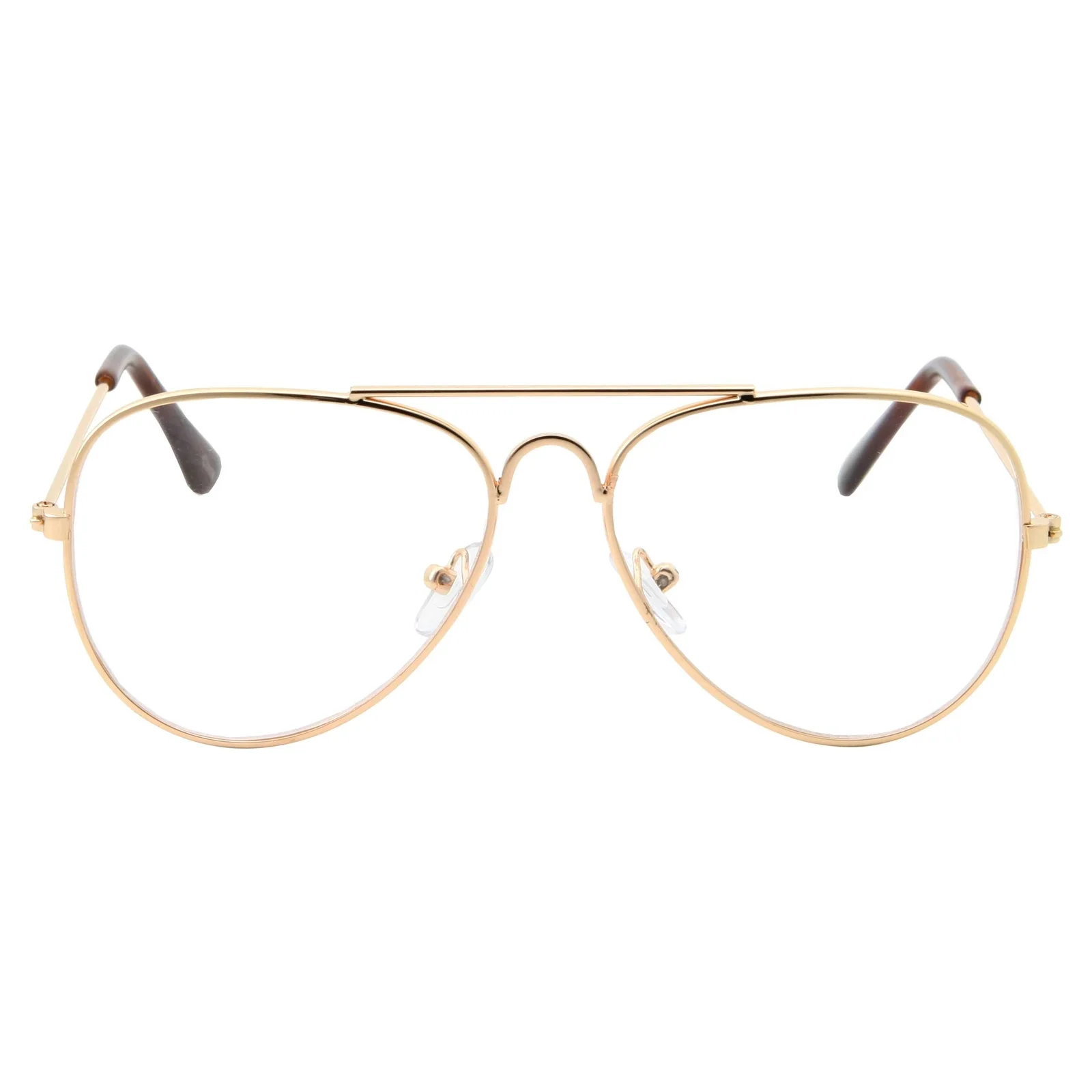 Kids Fake Gold Eye Glasses Clear Lens Children 2