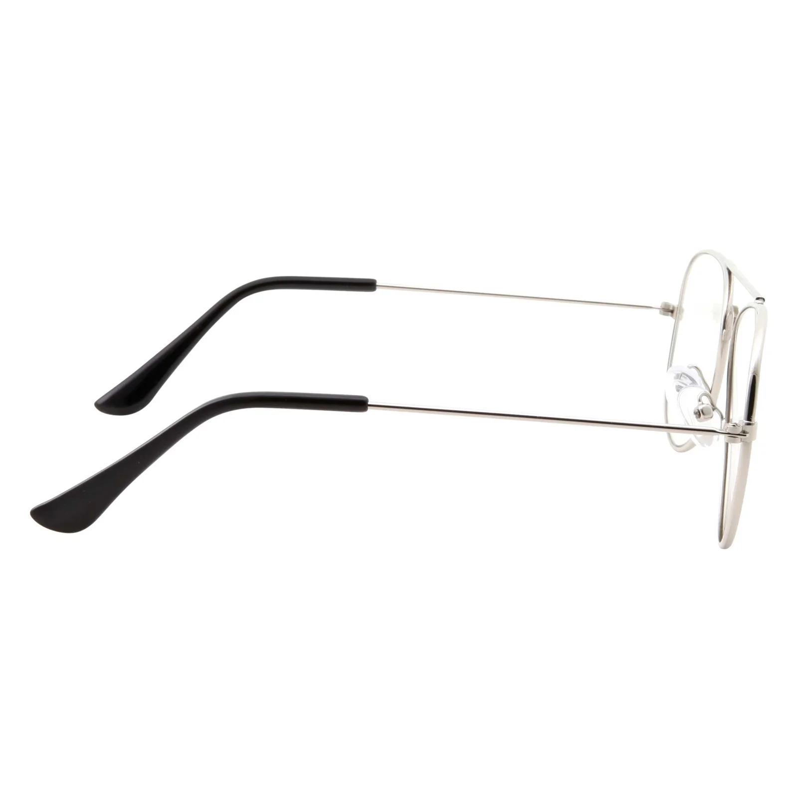 Kids Fake Silver Eye Glasses Clear Lens Children 4
